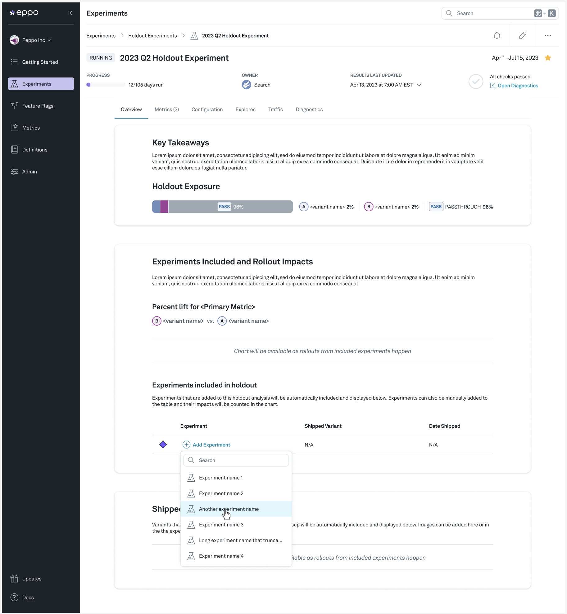 Create a stand-alone analysis