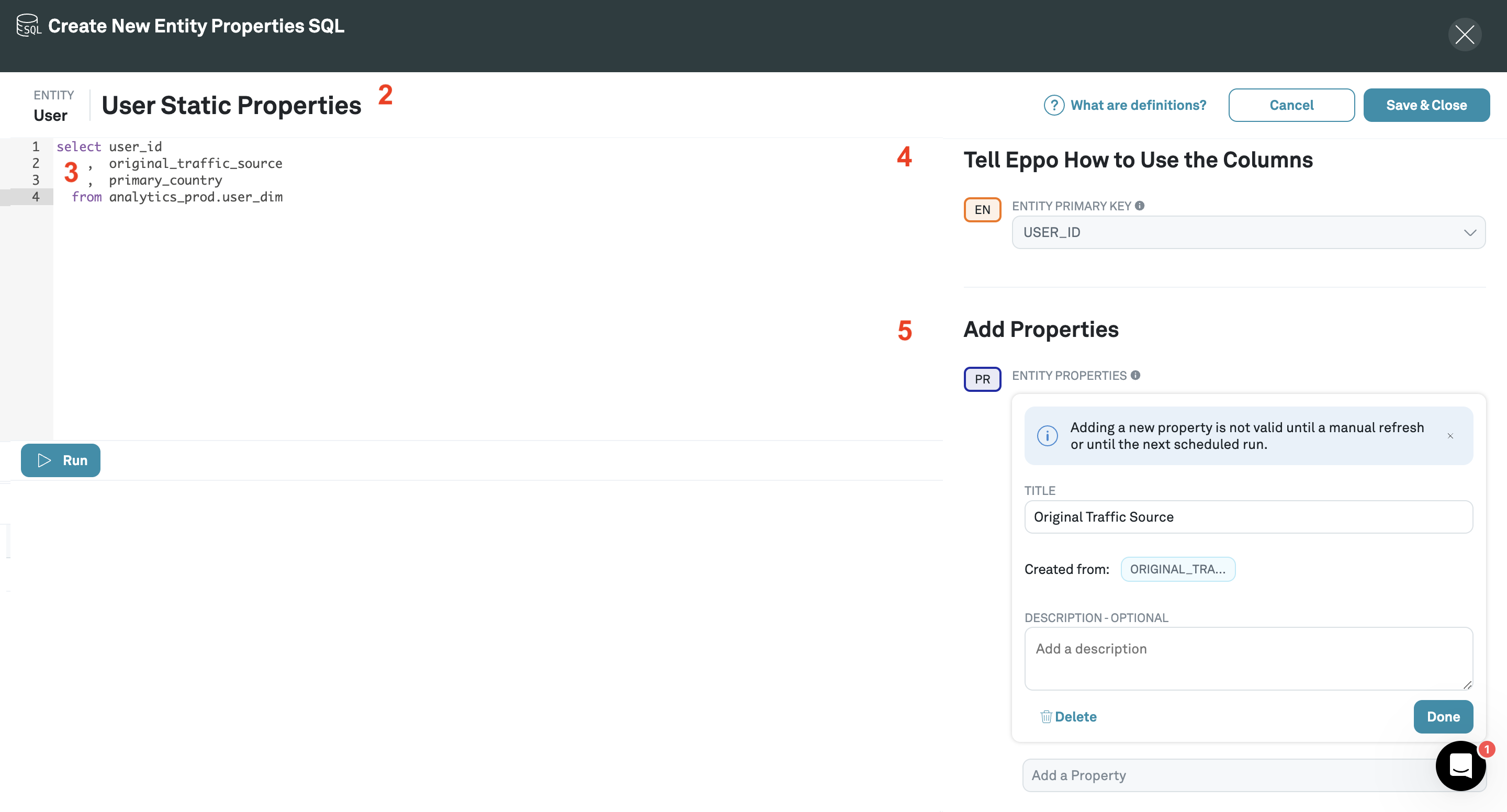 Write SQL Properties
